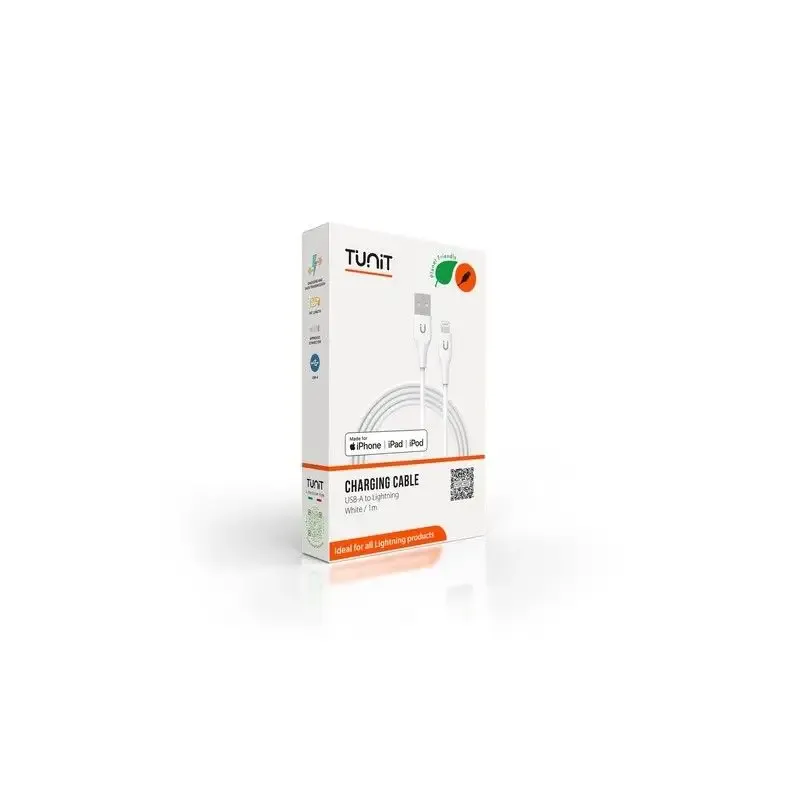 Tunit Cavo Dati Ttal1wh cavo Di Ricarica E Trasferimento Usb-a - Lightning 1m Bianco Non Perdere