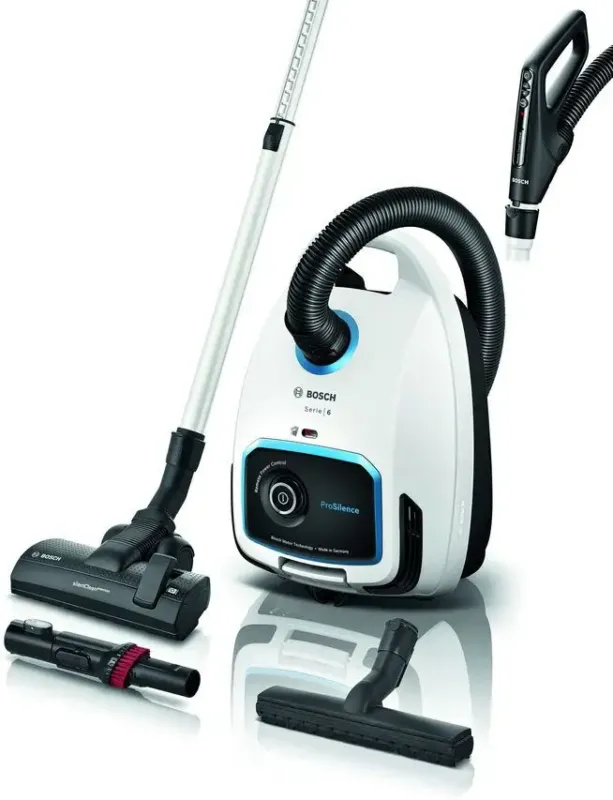 Ultima Occasione Bosch Serie 6 BGB6SIL1 Aspirapolvere con sacco ProSilence Bianco