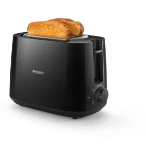 Philips Daily Collection HD2581/90 Tostapane - 2 fette, fessura ampia, nero Affare