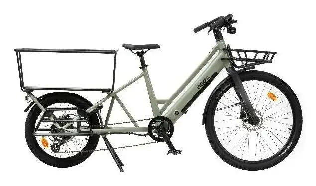 Promozione Esclusiva Nilox Cargo eBike C3 Nero, Verde Alluminio 69,8 cm (27.5") 24 kg