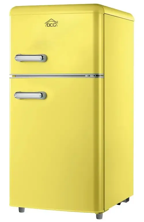 Prezzo Basso DCG Eltronic MF100YCDP frigorifero con congelatore Libera installazione 100 L Giallo