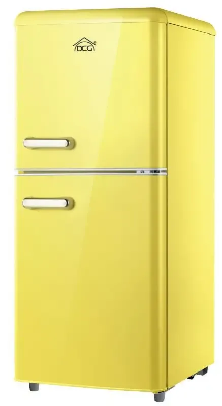 DCG Eltronic MF110YCDP Frigorifero con Congelatore Libera installazione Doppia Porta 110 L Giallo Compra Adesso