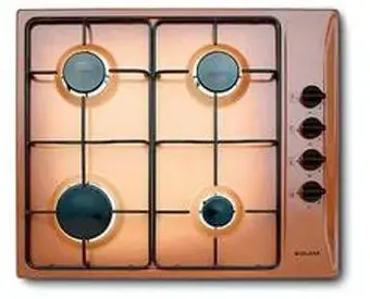 Scelto Dai Clienti Glem Gas GTL64TF Piano Cottura Da incasso Marrone 4 Fornelli