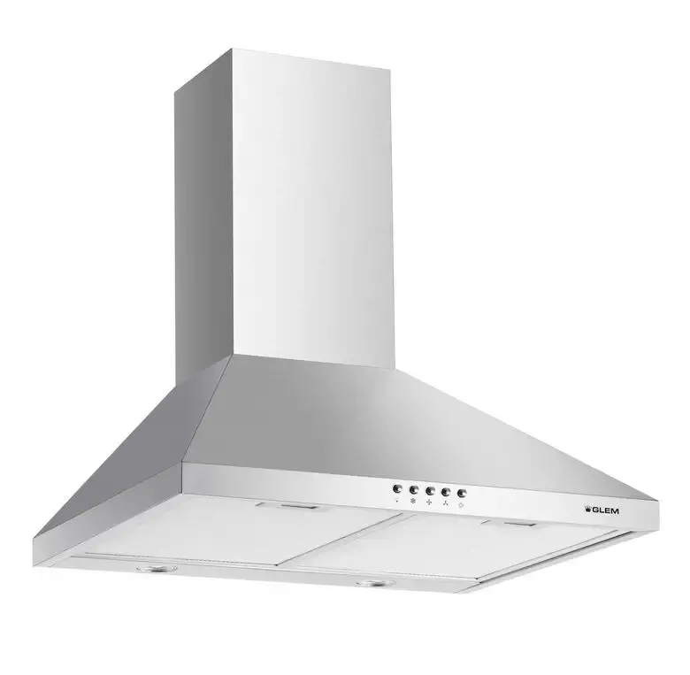 Compra Online Glem Gas GHP745IX Cappa aspirante a parete Acciaio inossidabile 498 m³/h C