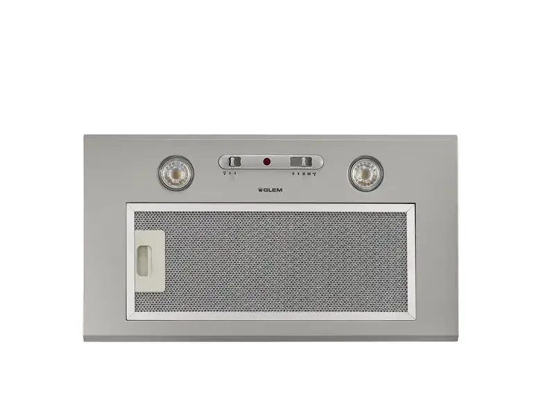 Glem Gas GHF527SI cappa aspirante Integrata Argento 260 m³/h C Popolare