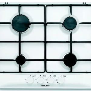 Glem Gas GT64WH piano cottura Bianco Da incasso 60 cm 4 Fornelli Sconto