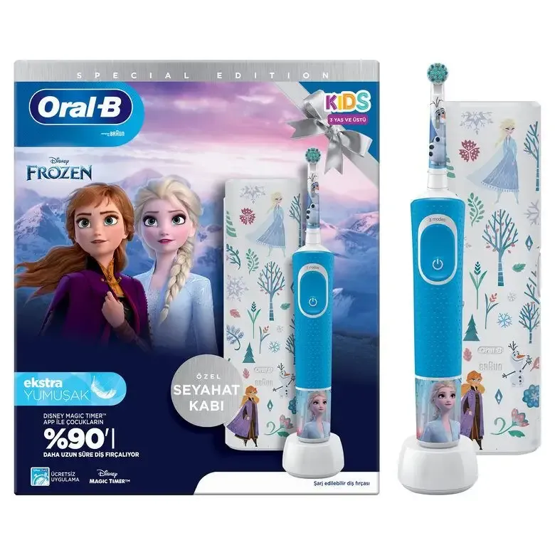 Prezzo Di Fabbrica Oral-B Vitality Pro Frozen Bambino Spazzolino rotante-oscillante Nero, Grigio