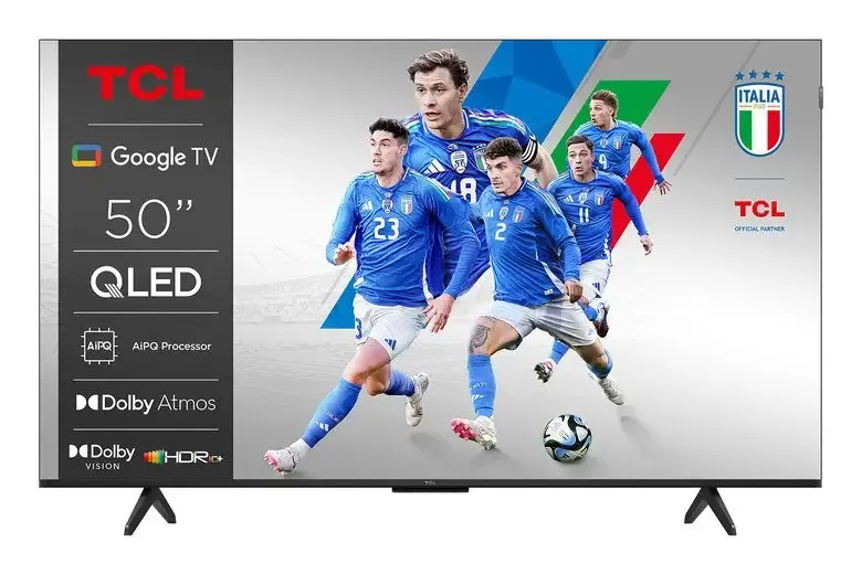 TCL P79K Serie Smart TV QLED 4K 50" 50P79K, Dolby Vision - Atmos, HDR10+, Google TV Prezzo Ridotto
