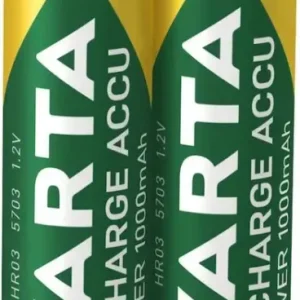 Ordina Subito Varta Recharge Accu Power AAA 1000 mAh Blister da 2 (Batteria NiMH Accu Precaricata, Micro, ricaricabile, pronta all‘uso)
