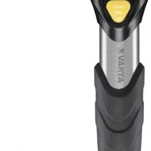 Ultima Occasione Varta Day Light Key Chain LED Flashlight (incl. anello portachiavi e 1x batteria AAA Longlife Power, antiurto) argento/nero per la casa, tutti i giorni, interruzioni di corrente
