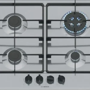 Bosch Serie 4 PGH6B5K60 , Piano cottura a gas, 60 cm, Acciaio inox Ordina Subito