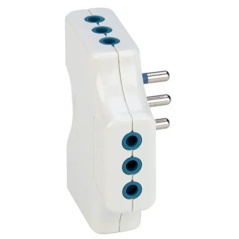Più Venduto Poly Pool PP2346 adattatore per presa di corrente Tipo L (IT) Bianco