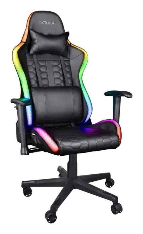 Trust GXT 716 Rizza Sedia per gaming universale Sedia tappezzata Nero Non Perdere