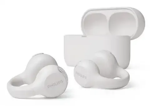 Philips 2000 series TAQ2000WT Auricolare True Wireless Stereo (TWS) clip auricolare, A orecchio aperto Musica e Chiamate Bluetooth Bianco Solo Oggi