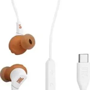 JBL Endurance Run 3C USB C Auricolare Cablato In-ear Sport USB tipo-C Marrone, Bianco Promozione Esclusiva