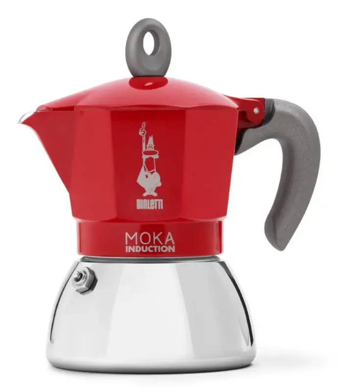 Bialetti MOKA INDUCTION RED 4 TZ Consegna Rapida
