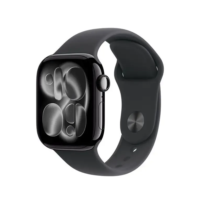 Prezzo Conveniente Apple Watch Series 11 GPS 42mm Cassa Alluminio Jet Black con Sport Band Nero - M/L