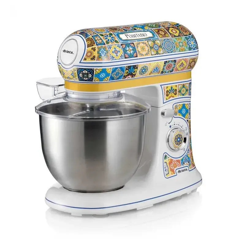 Ariete 1588 Positano, impastatrice planetaria, 7 velocità, 2400 Watt, 5,5 litri, Tazza Acciaio Inox Di Tendenza