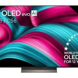 Consegna Rapida LG TV OLED 65C56LB evo AI C5 65" Smart TV 4K 2025