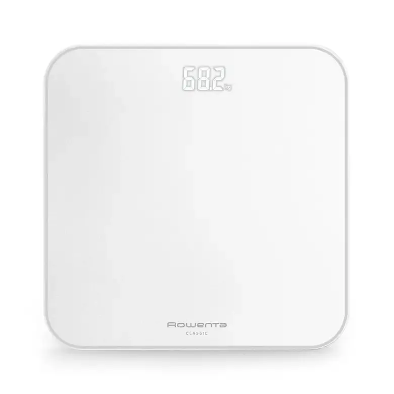 Rowenta Classic 2.0, Bilancia Da Bagno, Schermo Invisibile Facile da Leggere, Bianco, BS1901 Offerta Lampo