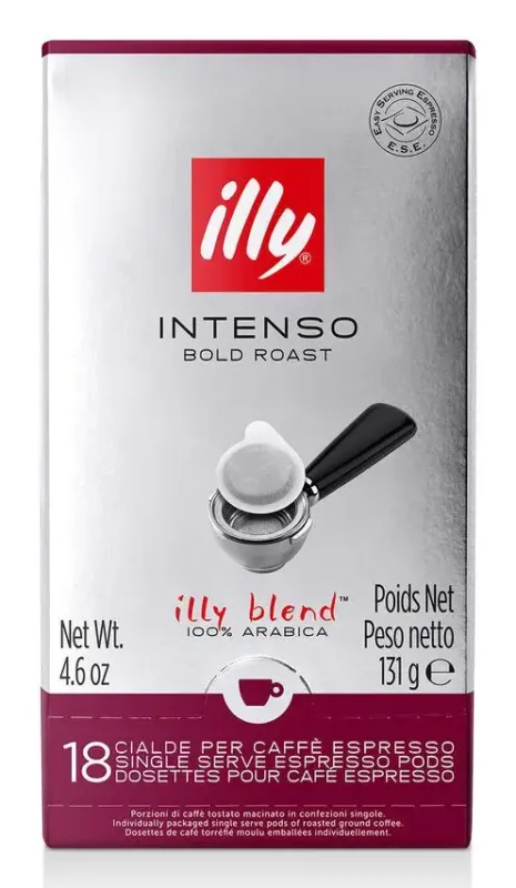 Occasione Imperdibile Illy 18 Caffè in Cialde Monodose E.S.E. Tostato INTENSO