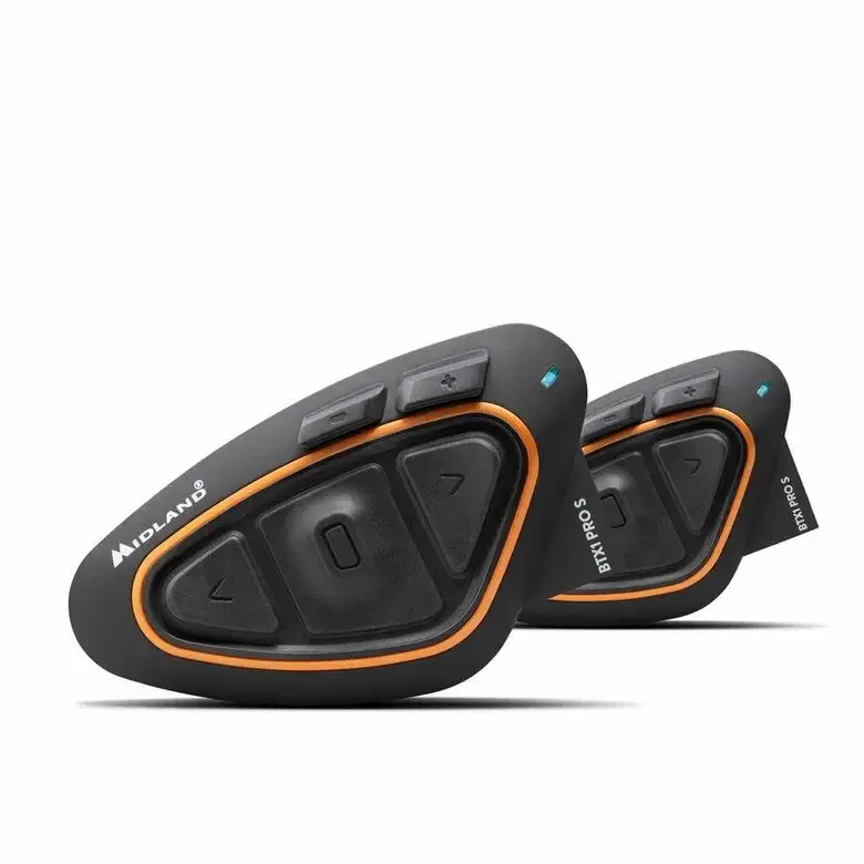 Offerta Speciale Midland BTX1 Pro S interfono da moto 800 m Nero, Arancione