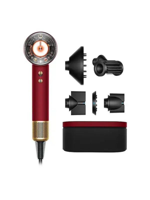 Subito Disponibile Dyson Supersonic Nural Red Velvet and Gold Lisci e Mossi