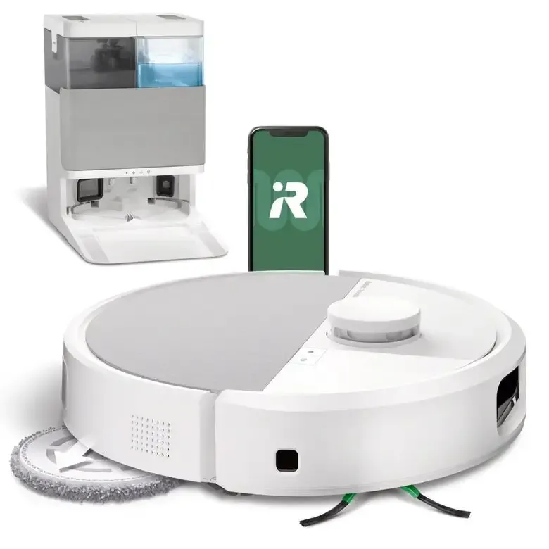 iRobot Roomba Plus 505 Combo Robot + AutoWash Dock Bianco Nuova Collezione