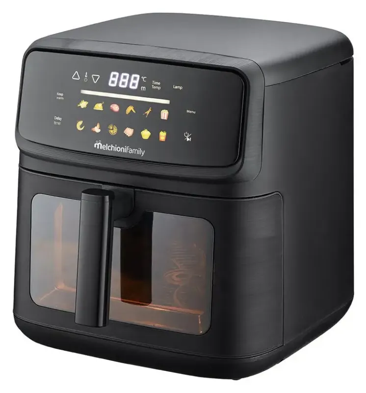 Melchioni MARTINA 10L Singolo Indipendente 2100 W Friggitrice ad aria calda Nero Offerta Del Giorno