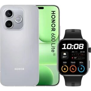 Super Prezzo Honor BUNDLE 600 LITE 256GB V GREY+WATCH 2i BLACK 16,8 cm (6.6") Doppia SIM 5G USB tipo-C 16 GB 6520 mAh Grigio