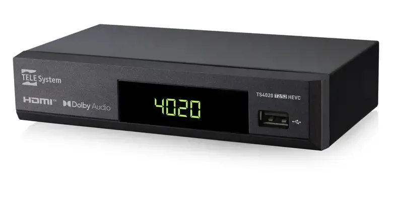 TELE System TS4020 Satellite, Terrestre Full HD Nero Di Tendenza