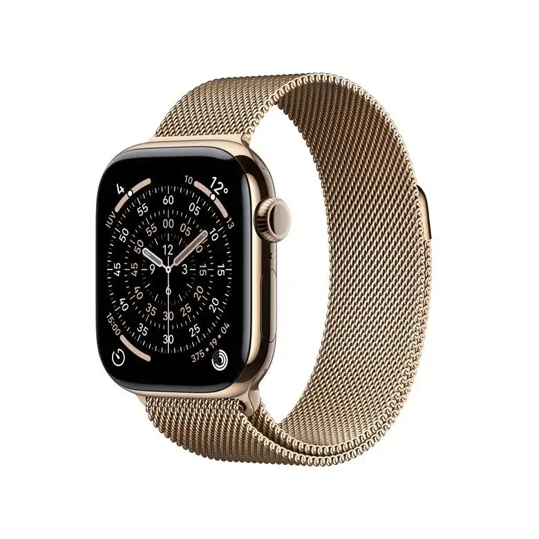 Apple Watch Series 11 GPS + Cellular 42mm Cassa Titanio Oro con Loop in maglia Milanese Oro Acquista Ora