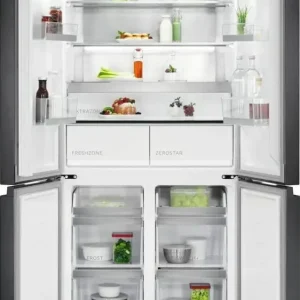 AEG FRIGORIFERO MULTIDOOR 4 MULTIFLOW (METAL) CLASSE D RMB952D6VB Popolare