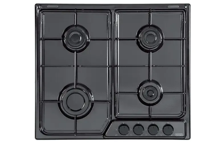 De’Longhi FFN 46 ASV piano cottura Nero Da incasso 58 cm Gas 4 Fornello(i) Ultime Pezzi