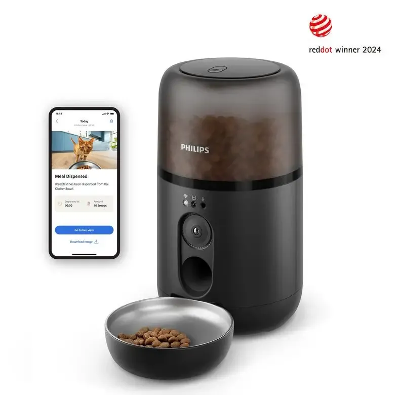 Nuovo Arrivo Philips 5000 series Distributore di cibo smart con telecamera Pet Series PAW5320/02