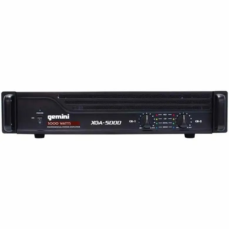 Gemini XGA-5000 amplificatore audio 2.0 canali Resa/fase Nero Prezzo Basso