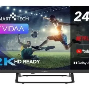 Smart-Tech 24HV02V TV 61 cm (24") HD Smart TV Wi-Fi Nero 200 cd/m² Novità