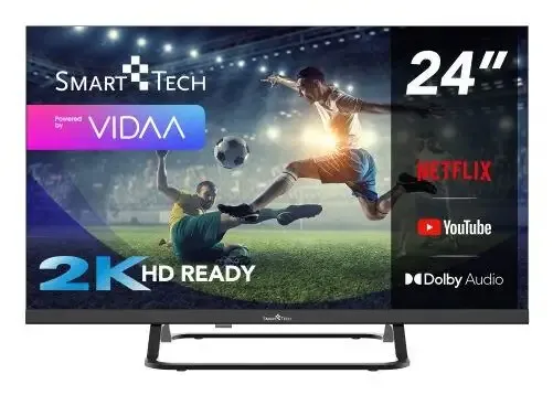 Smart-Tech 24HV02V TV 61 cm (24") HD Smart TV Wi-Fi Nero 200 cd/m² Novità