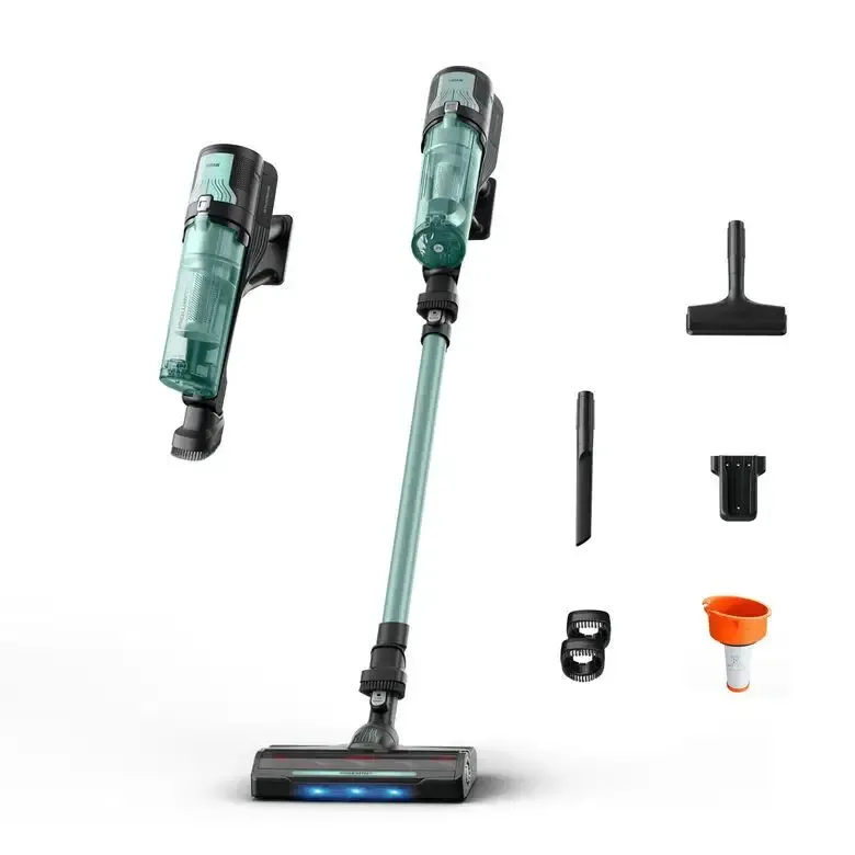 Rowenta X-Force 8.80 Allergy RH1833 Aspirapolvere elettrica Batteria Secco Senza sacchetto Verde, Grigio Scelto Dai Clienti
