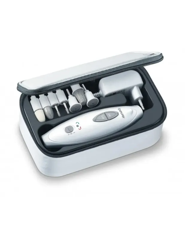 Più Venduto Beurer MP 41 Set Manicure e Pedicure con 7 Accessori Professionali e Luce LED