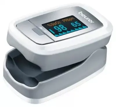 Occasione Imperdibile Beurer PO 30 Pulsossimetro da Dito con Misurazione SpO2 e Frequenza Cardiaca