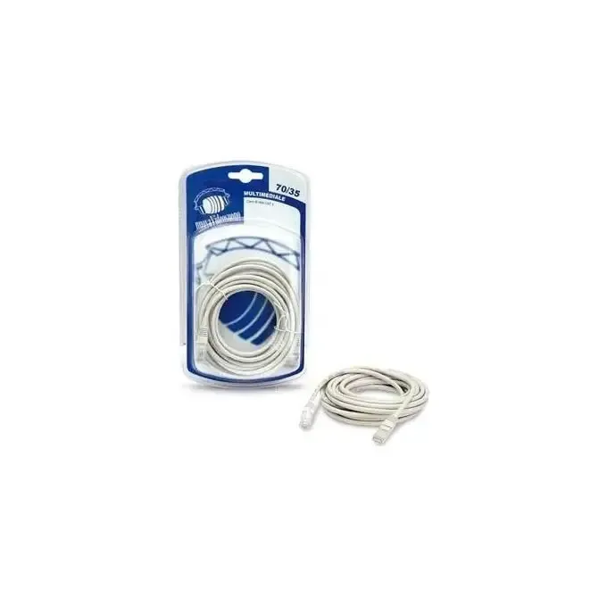 Pagamento Sicuro Nuova Video Suono 70/35 Cavo di Rete RJ45 Cat 5 UTP 5 Metri Bianco