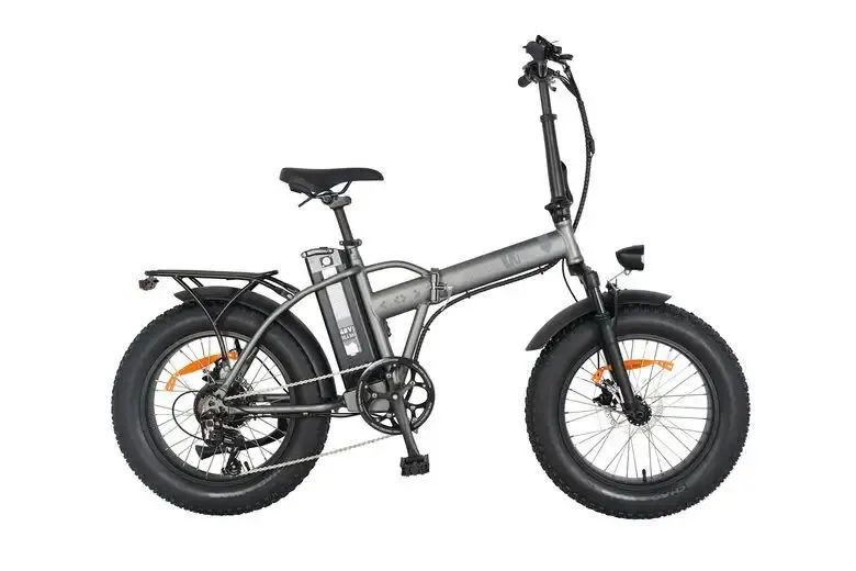 Spedizione Espresso EMG M1X 48V Matt Titanium E-Bike Fat Bike Pieghevole 20" 48V 10,4Ah Titanio Opaco