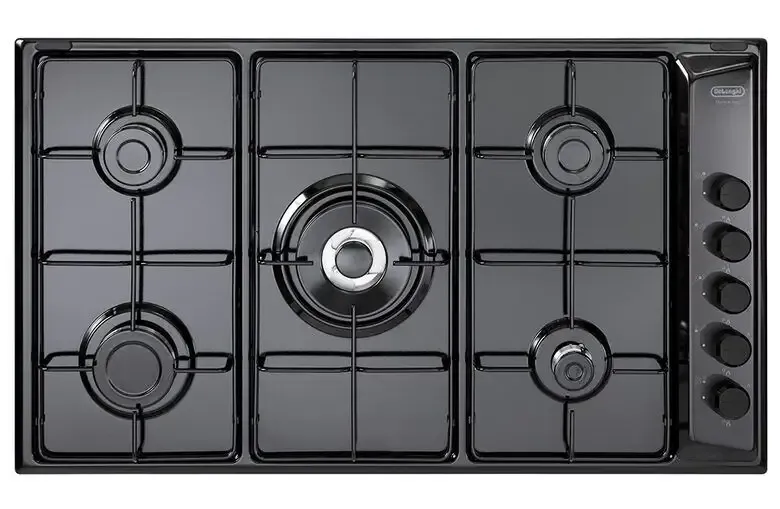 Offerta Del Giorno De’Longhi FLN 59 DD piano cottura Nero Da incasso 86 cm Gas 5 Fornello(i)