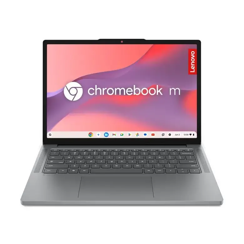 Lenovo Chrome 14M8911 Notebook MediaTek Kompanio 540 Chromebook 35,6 cm (14") WUXGA 8 GB LPDDR5x-SDRAM 128 GB UFS Wi-Fi 6E (802.11ax) ChromeOS Italiano Grigio Pagamento Sicuro