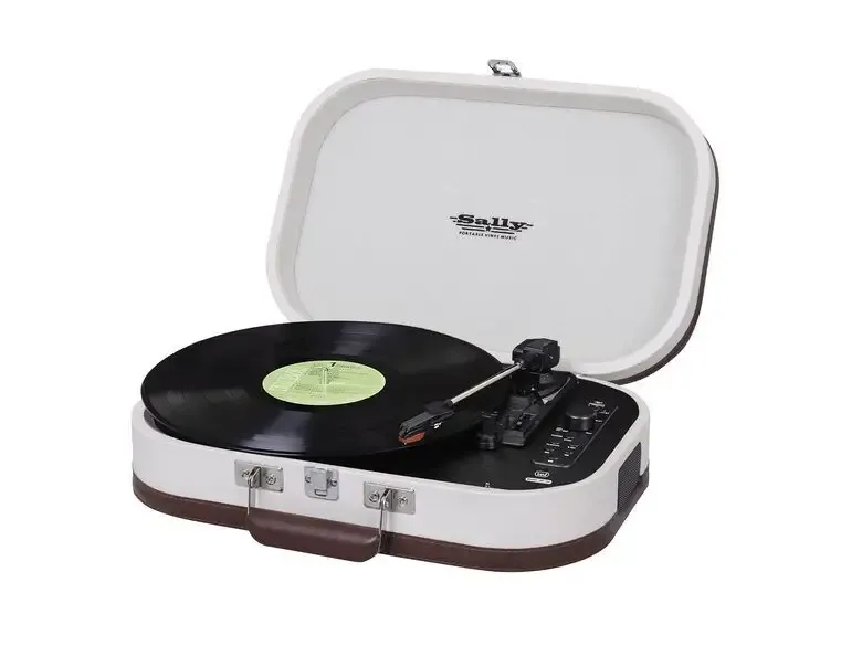 Ordina Subito Trevi SALLY GIRADISCHI STEREO WIRELESS USB AUX-IN BATTERIA RICARICABILE TT 1020 BT BEIGE