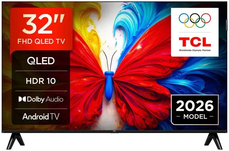 TCL S5L TV 32S5L - Full HD 32” , QLED, HDR, Direct LED, Android TV, Dolby Audio Solo Oggi