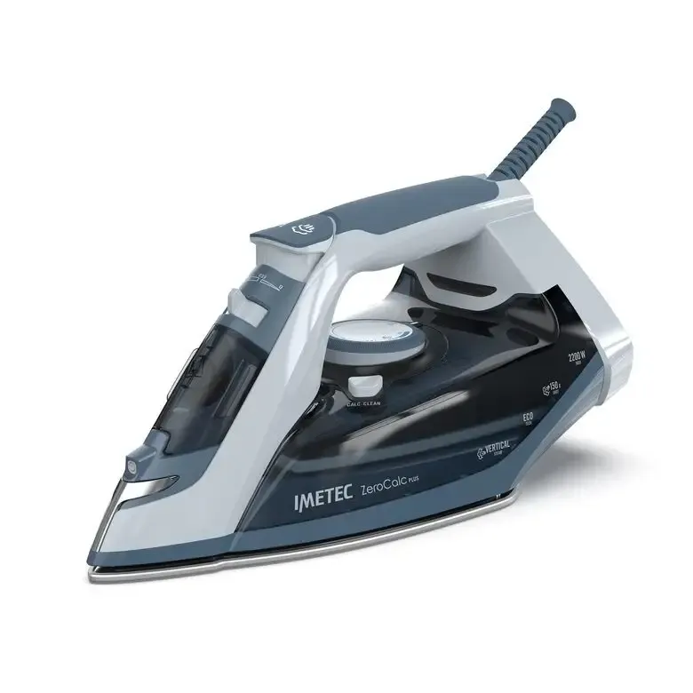 Promo Stagionale Imetec Zerocalc Power, Ferro da Stiro a Vapore, 2200 W, Piastra Glide Ceramic, Doppia protezione anticalcare con Zerocalc 2X, Colpo Vapore 150 g