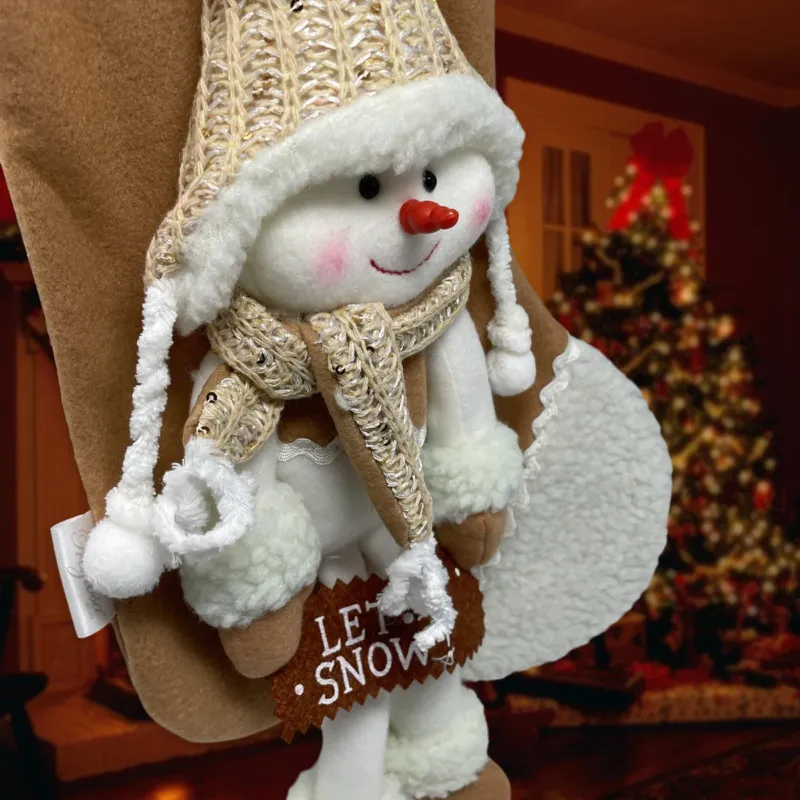 Calza Befana LET IT SNOW - Preziosa Home Ultimissimo Modello