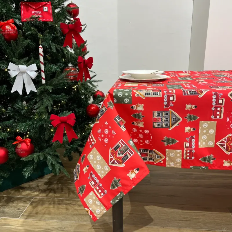 Servizio da Tavola x12 ARMONY CASETTE Rossa by Vingi (Natale) Ordina Subito